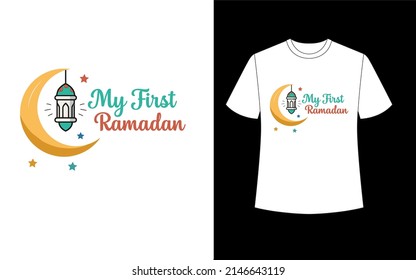 My first Ramadan- Ramadan kids t-shirt.