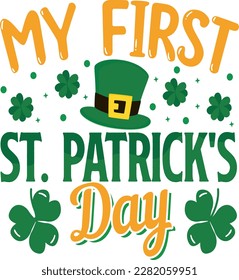 My first st. patrick’s day t-shirt design