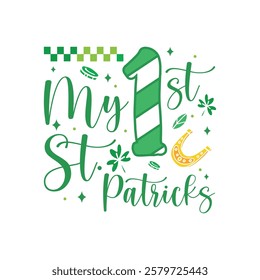 My first St. Patrick's day saying design