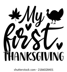 My First Thanksgiving Shirt Design