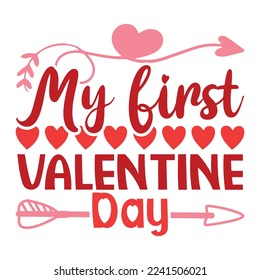 My first Valentine day T-shirt