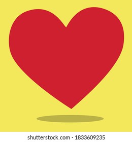 my first valentine red heart stick 09 Vector Illustration