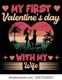 My first valentine's day with wife my graphic design