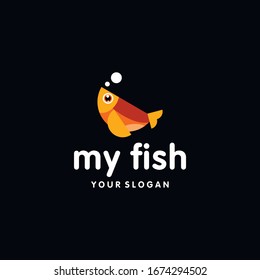 My Fish Logo Design Vector