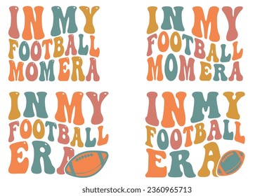  In my football era, In my football mom era Hippie SVG bundle T-shirt svg