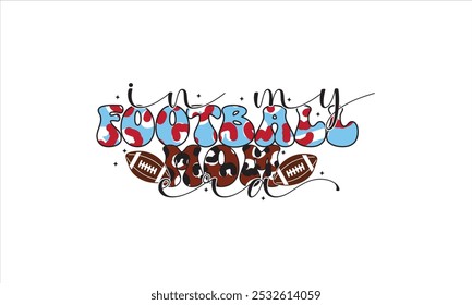 In My Football Mom Era Sublimation T-Shirt Design