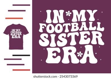 No meu design de camiseta da era da irmã do futebol