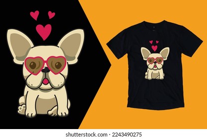 My Frenchie Is My Valentine T shirt, I Love My French Bulldog T shirt