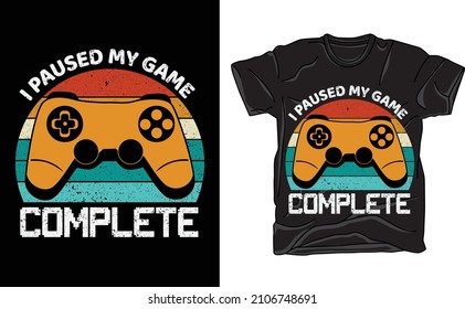 My Gaming complete T-Shirt Design