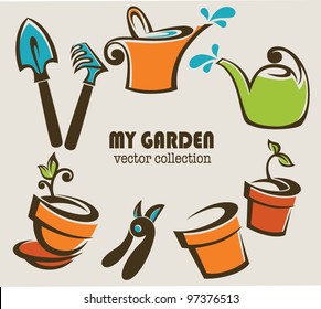 my garden,vector images of gardening stuff