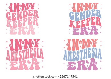 In My Gender Keeper Era, In My Anesthesia Era retro T-shirt