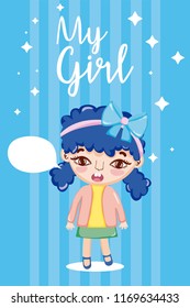My girl cartoon
