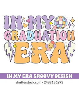 In my graduation era groovy retro designs