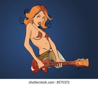 mi dama de guitarra