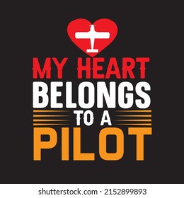 my heart belongs to a pilot