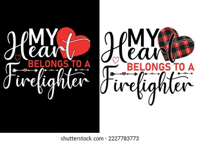 my heart belongs to quotes t shirts or valentine t shirt design