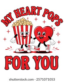 My Heart Pops For You - Cute Valentine's Day Design