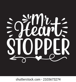 my heart stopper svg design vector file