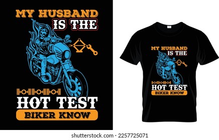 MY HUSBAND IS THE HOT TEST..T-SHIRT DESIGN
