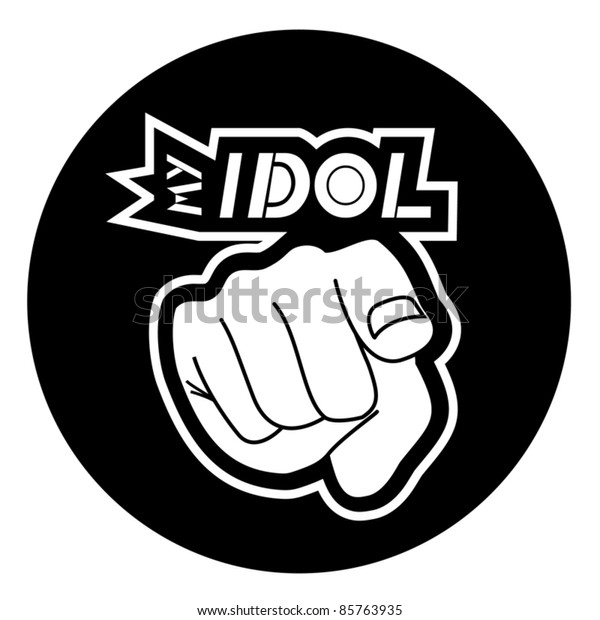 Download My Idol Stock Vector (Royalty Free) 85763935