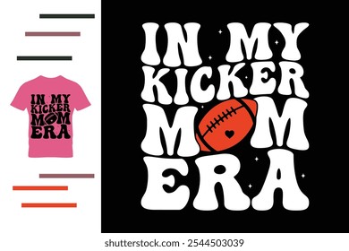 No meu design de camisa da era da mãe kicker