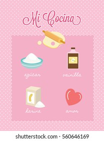 My Kitchen Spanish Baking Ingredients