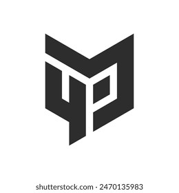 MY letter logo, MY Alphabet logo, initials logo