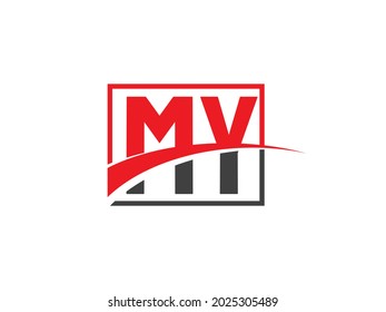 MY Letter Logo Design template