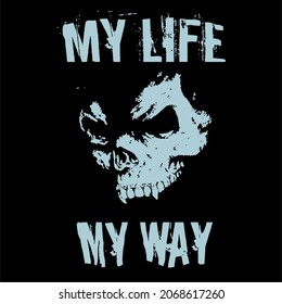 My life my way vector graphic art