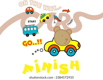 my little friends love driving cute car