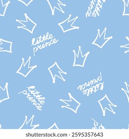 my little prince pattern, textile paper design