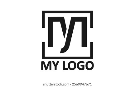 my logo design, m y logo, business, brand, modern, symbol, alphabet, letter, icon, 