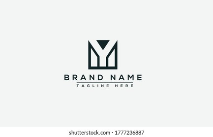 MY Logo Design Template Vector Graphic Branding Element.