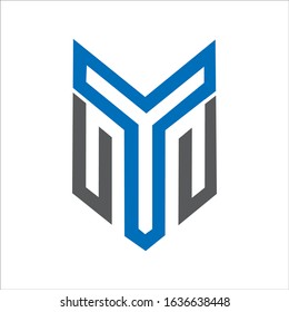 MY logo design vector abstract