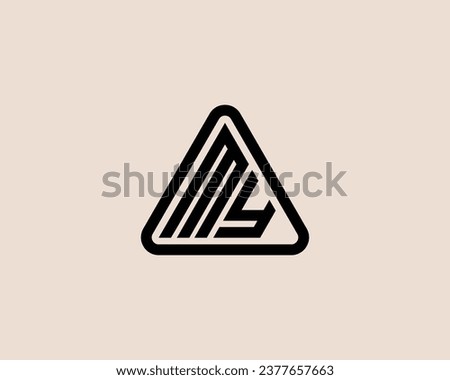 MY logo design vector template