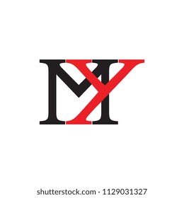 MY logo letter design