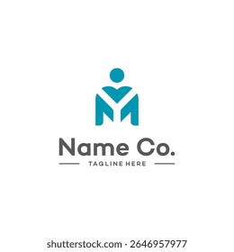 MY love vector logo. logo templates
