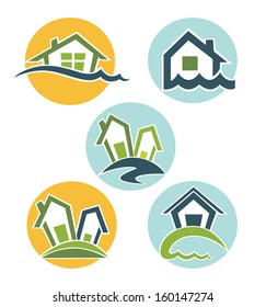 my lovely home, vector collection of property symbols