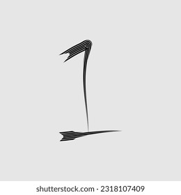 my made vector number design