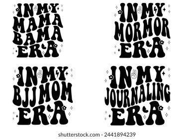 In My Mama Bama Era, In My Mormor Era , In My BJJ Mom Era, In My Journaling Era retro T-shirt