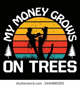 MY MONEY GROWS ON TREES graphic design for graphic lovers