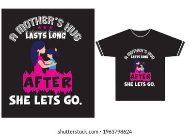 My mother day t shirt template vector