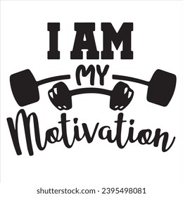 i am my motivation logo inspirational positive quotes, motivational, typography, lettering design