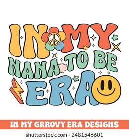 In my nama to be era groovy retro design, groovy retro family designs