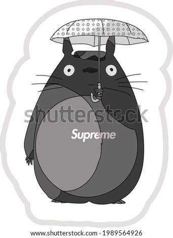 My Neighbor Totoro X Supreme X LV Foto stock © 