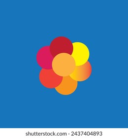 Mi nuevo arte está hecho de círculos de colores