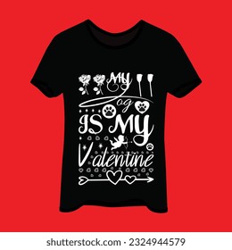 My og is my valentine t-shirt design. Here You Can find and Buy t-Shirt Design. Digital Files for yourself, friends and family, or anyone who supports your Special Day and Occasions. svg