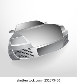 My own vector car design. Eps 10 illustration.