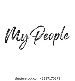 my people text on white background.