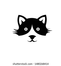 My pet kitty vector with white background.